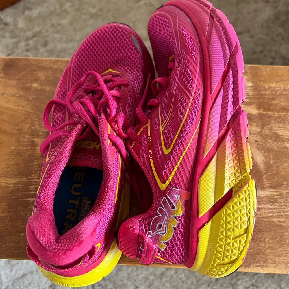 Pink Hokas 😍